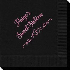 Two Hearts on a Vine Napkins