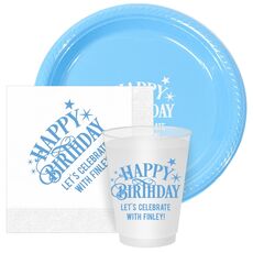 Happy Birthday with Stars