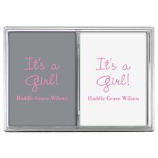 Sweet Baby Girl Double Deck Playing Cards