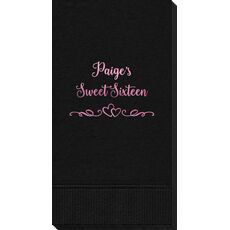 Two Hearts on a Vine Guest Towels