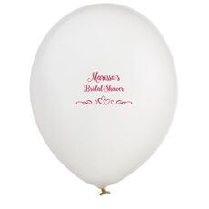 Two Hearts on a Vine Latex Balloons