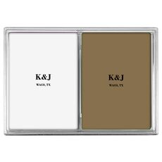 Simple and Sweet Double Deck Playing Cards