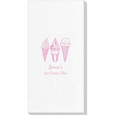 Ice Cream Cone Trio Deville Guest Towels