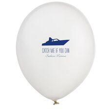 Speedboat Latex Balloons