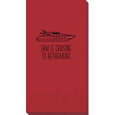 Outlined Yacht Guest Towels