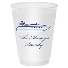 Outlined Yacht Shatterproof Cups