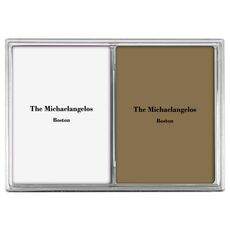 Michaelangelo Double Deck Playing Cards