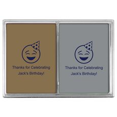 Party Hat Emoji Double Deck Playing Cards