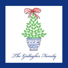 Christmas Topiary Gift Stickers