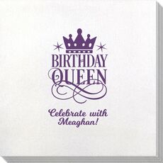 Birthday Queen Bamboo Luxe Napkins