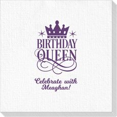 Birthday Queen Deville Napkins
