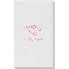 Mommy to Be Linen Like Guest Towels