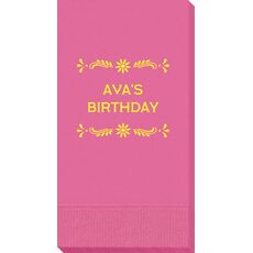 Fiesta Frame Guest Towels