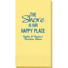 The Shore Is Our Happy Place Guest Towels