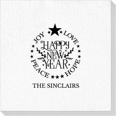 Happy New Year Deville Napkins