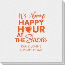 It's Always Happy Hour at the Shore Linen Like Napkins