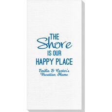 The Shore Is Our Happy Place Deville Guest Towels