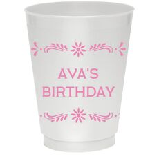 Fiesta Frame Colored Shatterproof Cups