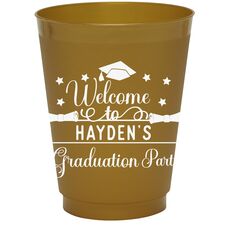 Graduation Party Colored Shatterproof Cups