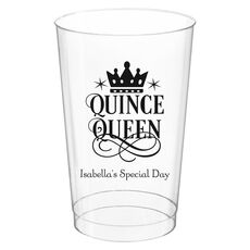 Quince Queen Clear Plastic Cups