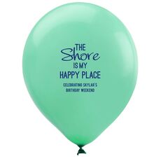 The Shore Is My Happy Place Latex Balloons