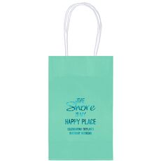 The Shore Is My Happy Place Medium Twisted Handled Bags