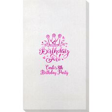 Birthday Girl Bamboo Luxe Guest Towels