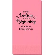 A Sweet Ending to a New Beginning Guest Towels