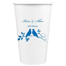 Birds on a Branch Paper Coffee Cups