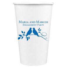 Birds on a Branch Paper Coffee Cups