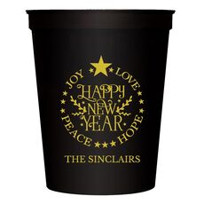 Happy New Year Stadium Cups