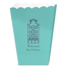 Sweet Apartment Mini Popcorn Boxes