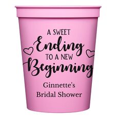 A Sweet Ending to a New Beginning Stadium Cups