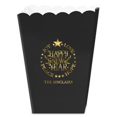 Happy New Year Mini Popcorn Boxes