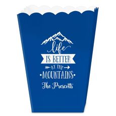 Life is Better at the Mountains Mini Popcorn Boxes