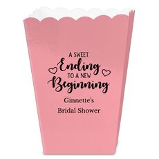 A Sweet Ending to a New Beginning Mini Popcorn Boxes