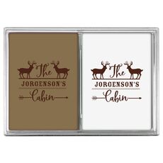 Family Cabin Double Deck Playing Cards