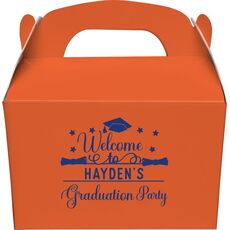 Graduation Party Gable Favor Boxes