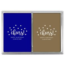 Confetti Dots Cheers Double Deck Playing Cards