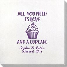All You Need Is Love and a Cupcake Bamboo Luxe Napkins