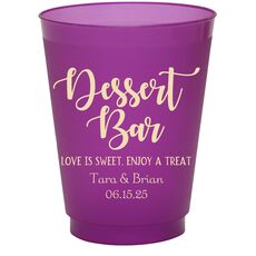 Dessert Bar Colored Shatterproof Cups