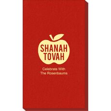 Shanah Tovah Apple Linen Like Guest Towels