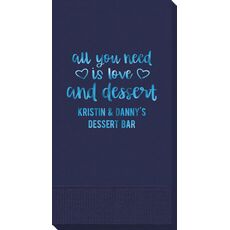 All You Need Is Love and Dessert Guest Towels