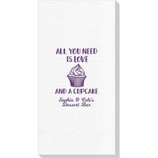 All You Need Is Love and a Cupcake Deville Guest Towels