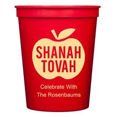 Shanah Tovah Apple Stadium Cups