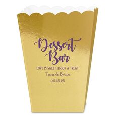 Dessert Bar Mini Popcorn Boxes