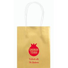 Shanah Tovah Pomegranate Mini Twisted Handled Bags