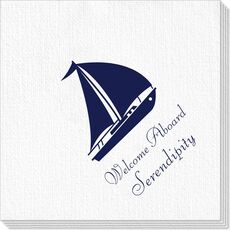Large Sailboat Deville Napkins