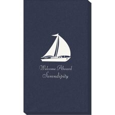 Large Sailboat Linen Like Guest Towels