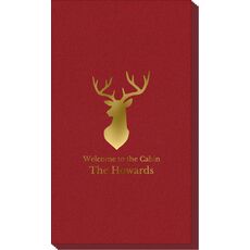 Mounted Buck Linen Like Guest Towels